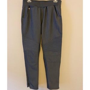 Figs Moto Style Scrub Pant in Graphite